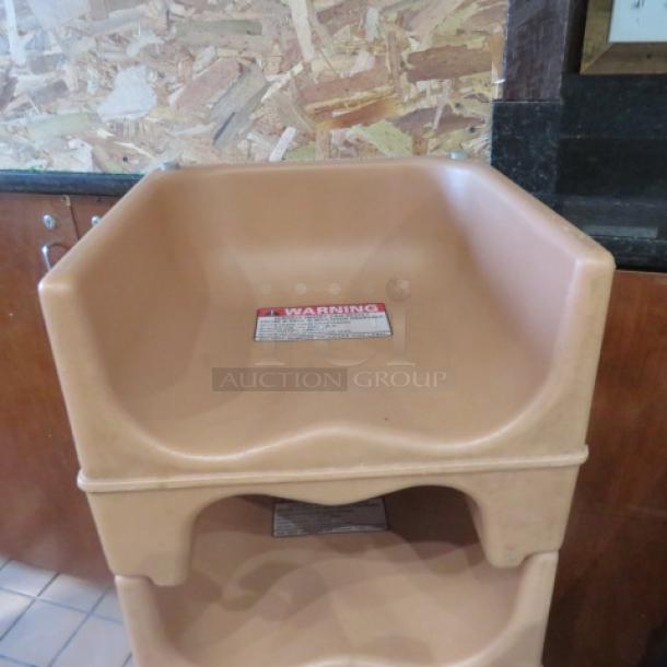 One Cambro Dual Sided Booster Seat. #200BC. - Image 1 of 3