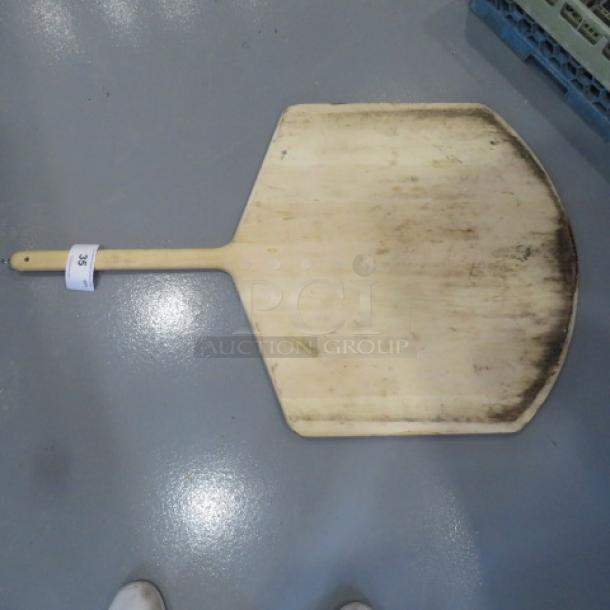 One 26X42 Wooden Pizza Peel. - Image 1 of 1