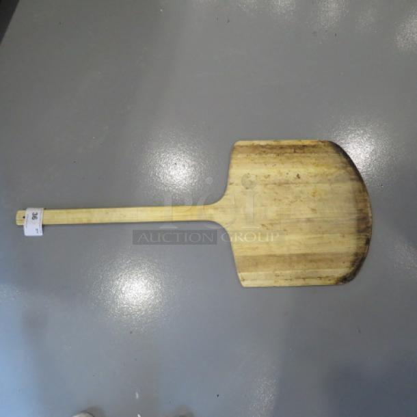 One 18X42 Wooden Pizza Peel. - Image 1 of 1