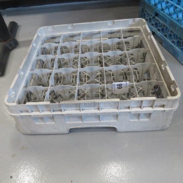 One Beige 25 Hole Dishwasher Rack. - Image 1 of 1