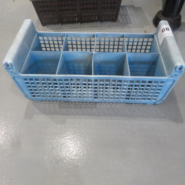 One Blue Flatware Dishwasher Rack. - Image 1 of 1