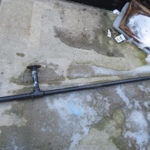 One Industrial Black Pipe. 120.5X8.5 - Image 1 of 2