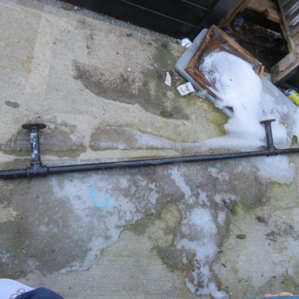 One Industrial Black Pipe. 120.5X8.5 - Image 2 of 2