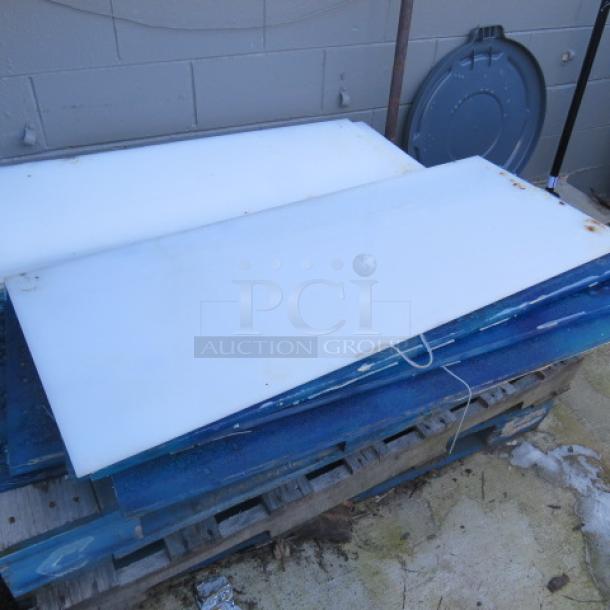 One 46X18 White Bar Top. - Image 1 of 1