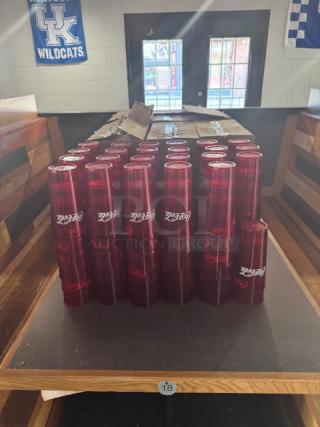 Dozen 24oz Red Coca Cola Tumblers. 5XBID. 60 Total Glasses.
