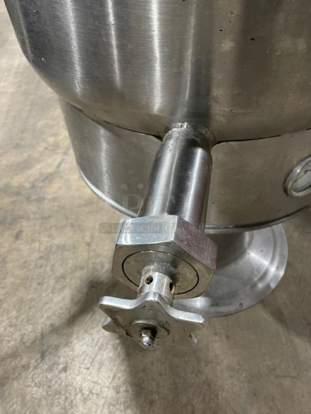 Blodgett Commercial Stainless Steel Electric Powered Stationary 2/3 Jacketed 20-Gal Pedestal Kettle! With Swing Spout Faucet! Model: KPS-20E SN: 111606S4178-5948! 208V 3 Phase! On Base! - Image 12 of 12