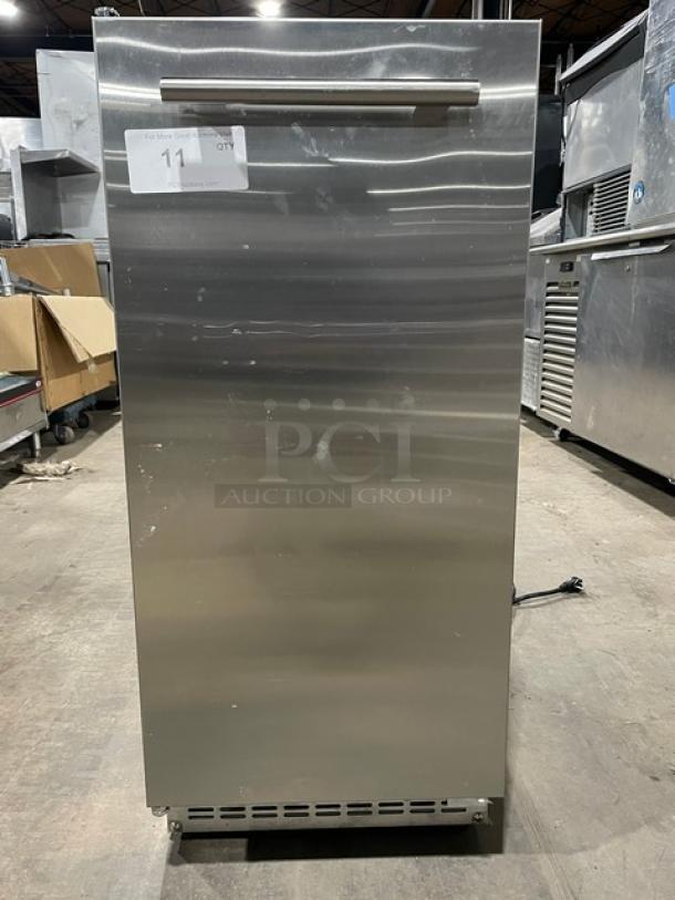 XO Commercial Stainless Steel Undercounter Single Door Reach In Gourmet Cubed Ice Making Machine/Bin Combo! Model: XOUIM1565SP/1 SN: VE/1O030272N501/0676! 115V! - Image 1 of 10