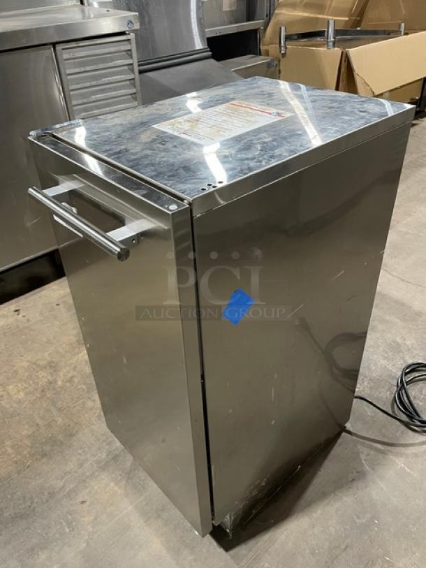 XO Commercial Stainless Steel Undercounter Single Door Reach In Gourmet Cubed Ice Making Machine/Bin Combo! Model: XOUIM1565SP/1 SN: VE/1O030272N501/0676! 115V! - Image 2 of 10