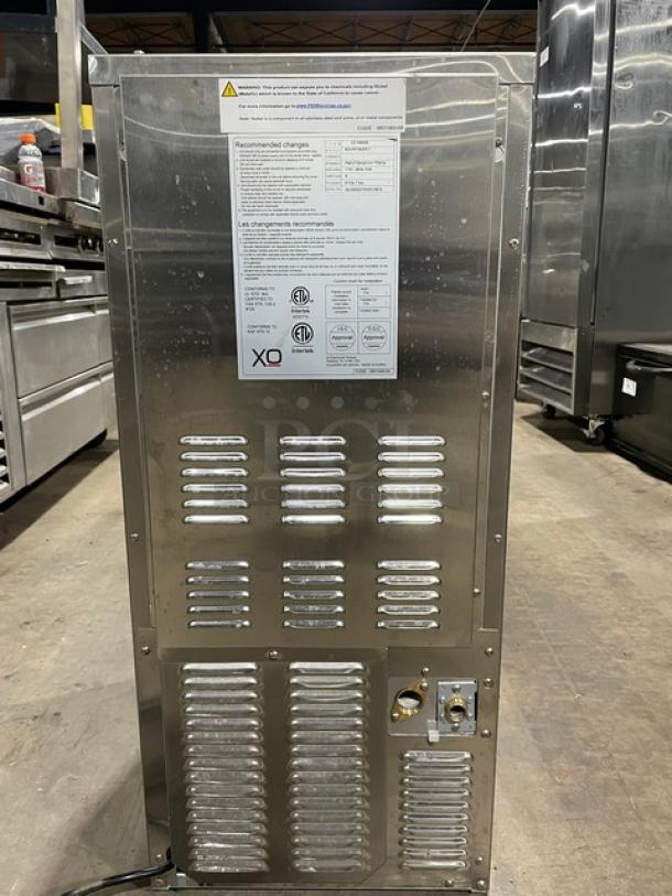XO Commercial Stainless Steel Undercounter Single Door Reach In Gourmet Cubed Ice Making Machine/Bin Combo! Model: XOUIM1565SP/1 SN: VE/1O030272N501/0676! 115V! - Image 3 of 10