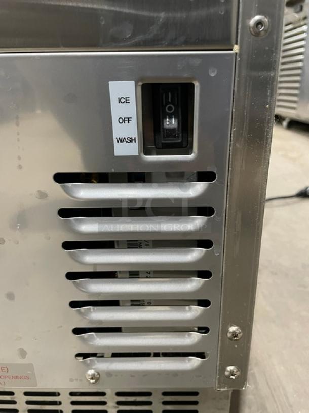 XO Commercial Stainless Steel Undercounter Single Door Reach In Gourmet Cubed Ice Making Machine/Bin Combo! Model: XOUIM1565SP/1 SN: VE/1O030272N501/0676! 115V! - Image 8 of 10