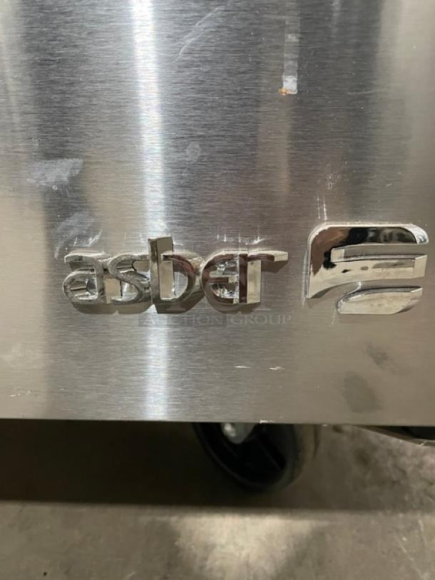 Asber! 2023! Commercial Stainless Steel Self-Contained 2 Door Undercounter Worktop Freezer! With Poly Coated Wire Racks! Model: AUTF-48 HC NEO SN: 8102867910! 115V 1 Phase! On Casters! - Image 10 of 10