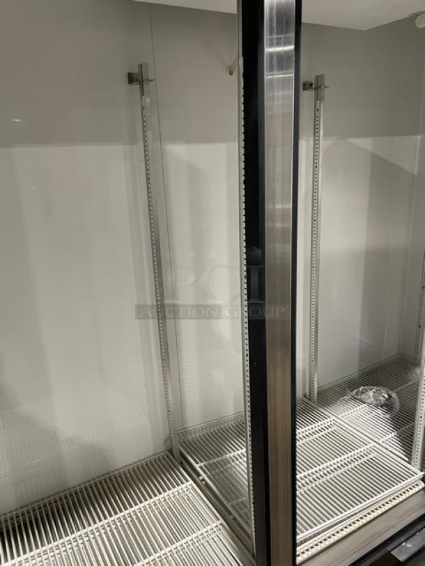 True Commercial Stainless Steel Solid 3 Door Reach In Refrigerator! With Poly Coated Wire Racks! Model: T-72 SN: 1-4870104! 115V 1 Phase! On Casters! - Image 6 of 13