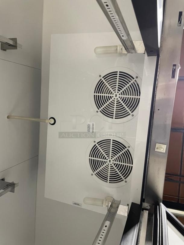 True Commercial Stainless Steel Solid 3 Door Reach In Refrigerator! With Poly Coated Wire Racks! Model: T-72 SN: 1-4870104! 115V 1 Phase! On Casters! - Image 7 of 13