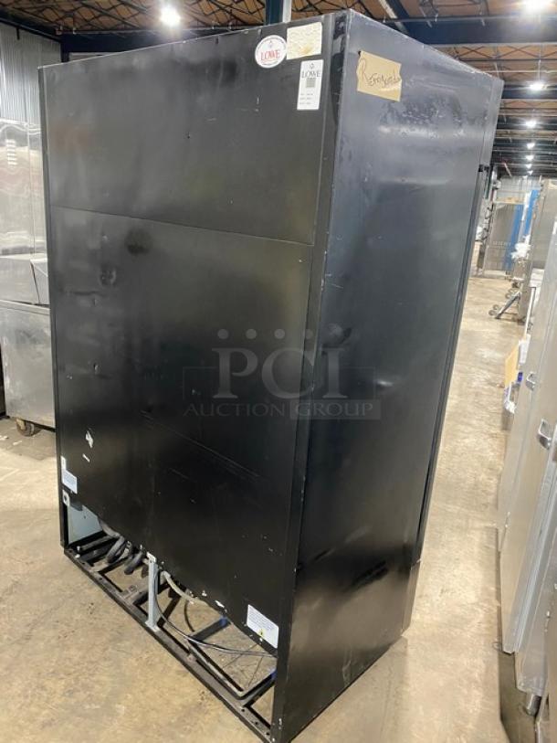 True Commercial Black Double Glass Swing Door Reach In Merchandiser Refrigerator! Energy Star Certified! With Poly Coated Wire Racks! Model: GDM-49-HC~TSL01 SN: 9366033! 115V 1 Phase! - Image 4 of 11