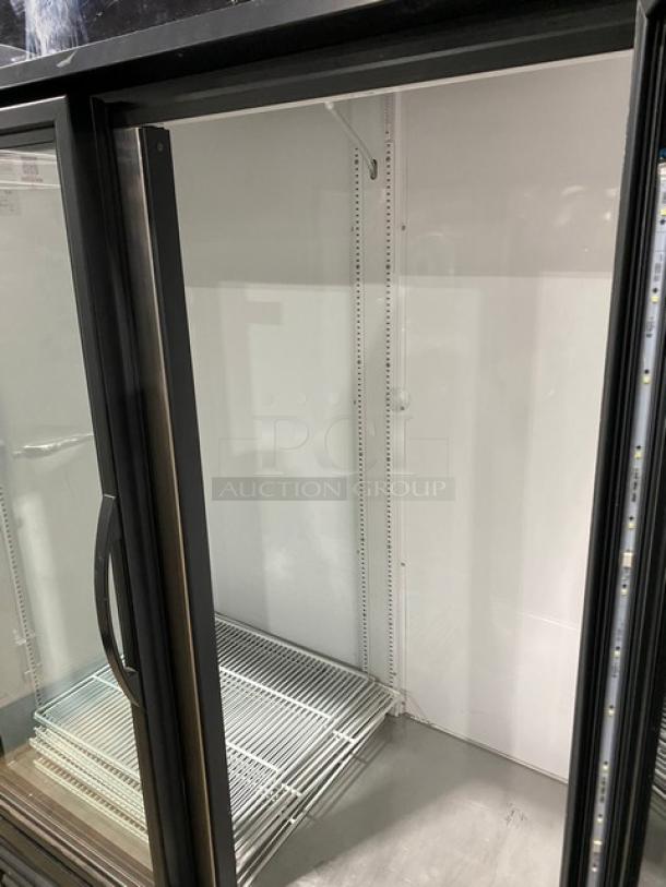 True Commercial Black Double Glass Swing Door Reach In Merchandiser Refrigerator! Energy Star Certified! With Poly Coated Wire Racks! Model: GDM-49-HC~TSL01 SN: 9366033! 115V 1 Phase! - Image 11 of 11
