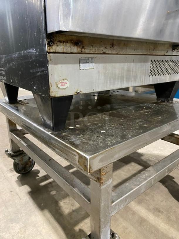 TurboChef Tornado Series Commercial Stainless Steel Electric Powered Double Stacked Rapid Cook Turbo Ovens! With Digital Touch Controls! Model: NGCD6 SN: NGCD6D12991! 208-240V! On Equipment Cart With Casters! 2X Your Bid Makes One Unit! - Image 10 of 11
