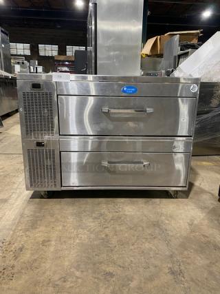 Randell FX Series Commercial Stainless Steel Undercounter 2 Drawer Refrigerated Lowboy! 115V 1 Phase!  On Casters!