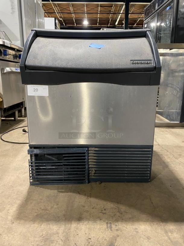 Scotsman Commercial Stainless Steel Undercounter Automatic Medium Cubed Ice Maker Machine! With Ergonomic Sliding Bin Lid! Model: CU2026MA-1E SN: 18031320011761! 115V 1 Phase! - Image 1 of 9