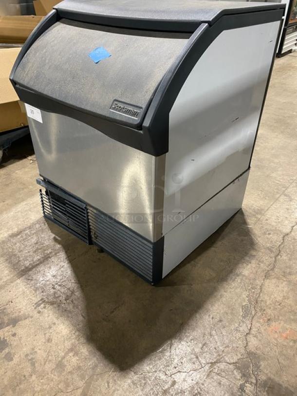 Scotsman Commercial Stainless Steel Undercounter Automatic Medium Cubed Ice Maker Machine! With Ergonomic Sliding Bin Lid! Model: CU2026MA-1E SN: 18031320011761! 115V 1 Phase! - Image 2 of 9