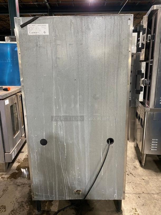 Manitowoc Q Series Commercial Stainless Steel Ice Dispenser Bin! With Push Type Dispenser! Model: QPA310 SN: 991163796! 120V 1 Phase! On Legs! - Image 3 of 10