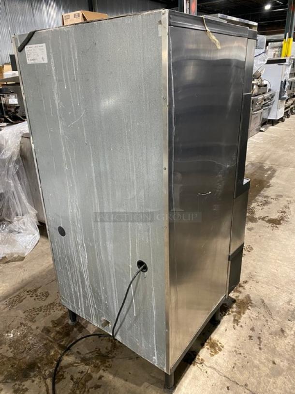 Manitowoc Q Series Commercial Stainless Steel Ice Dispenser Bin! With Push Type Dispenser! Model: QPA310 SN: 991163796! 120V 1 Phase! On Legs! - Image 4 of 10