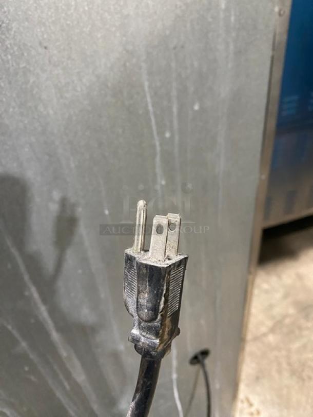 Manitowoc Q Series Commercial Stainless Steel Ice Dispenser Bin! With Push Type Dispenser! Model: QPA310 SN: 991163796! 120V 1 Phase! On Legs! - Image 6 of 10