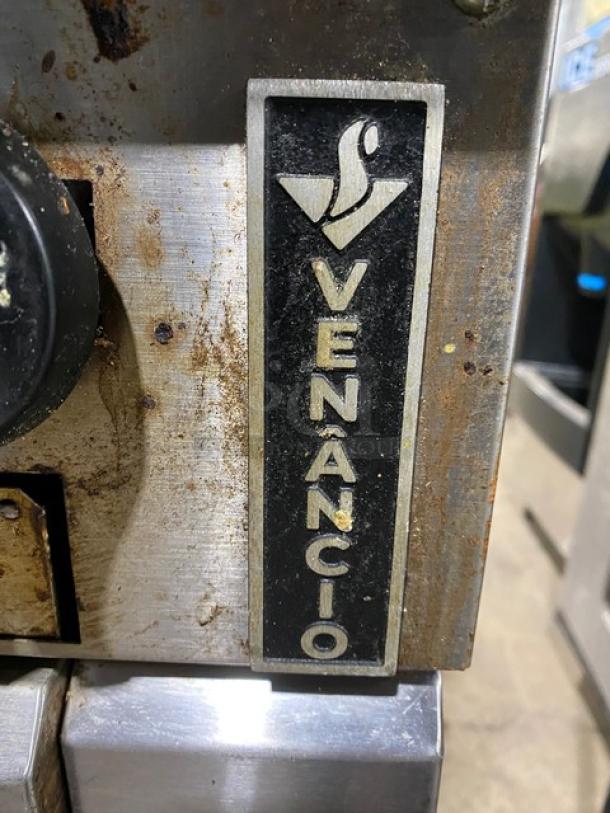 Venancio! 2022! Commercial Stainless Steel Natural Gas Powered 6 Burner Range/Convection Oven Combo! With Like New Scratch-N-Dent Back Splash & Overhead Salamander Shelf! Model: PRO36G-CO SN: 72639000003! 120V! On Casters! - Image 10 of 12
