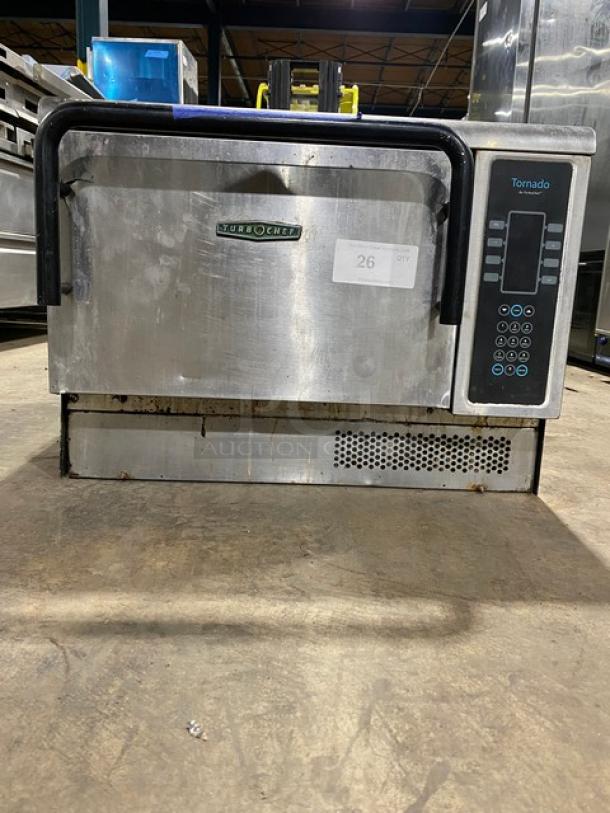 TurboChef Tornado Series Commercial Stainless Steel Electric Powered Countertop Rapid Cook Turbo Oven! With Digital Touch Controls! Model: NGCD6 SN: NGCD6D11238! 208/240V 1 Phase! On Legs! - Image 1 of 10