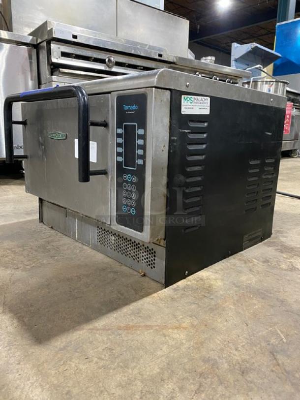 TurboChef Tornado Series Commercial Stainless Steel Electric Powered Countertop Rapid Cook Turbo Oven! With Digital Touch Controls! Model: NGCD6 SN: NGCD6D11238! 208/240V 1 Phase! On Legs! - Image 2 of 10