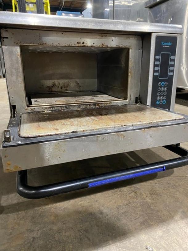 TurboChef Tornado Series Commercial Stainless Steel Electric Powered Countertop Rapid Cook Turbo Oven! With Digital Touch Controls! Model: NGCD6 SN: NGCD6D11238! 208/240V 1 Phase! On Legs! - Image 5 of 10