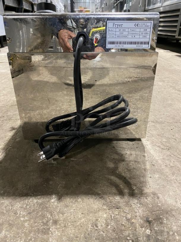 Commercial Stainless Steel Electric Powered Countertop Corndog Deep Fryer! With Hinged Cover! Model: NP-393 SN: 935015! 220V! - Image 3 of 9