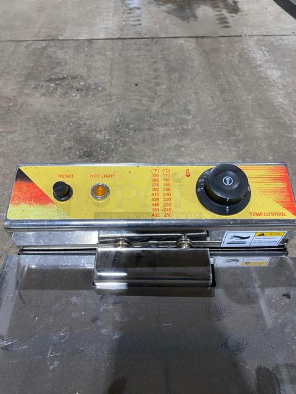 Commercial Stainless Steel Electric Powered Countertop Corndog Deep Fryer! With Hinged Cover! Model: NP-393 SN: 935015! 220V! - Image 7 of 9