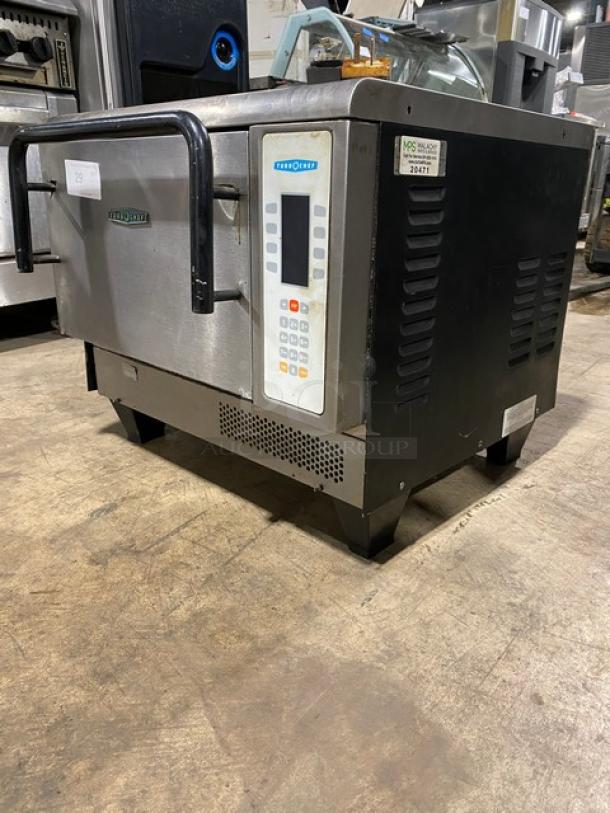 TurboChef Tornado Series Commercial Stainless Steel Electric Powered Countertop Rapid Cook Turbo Oven! With Digital Touch Controls! Model: NGCD6 SN: NGCD6D05620! 208/240V 1 Phase! On Legs! - Image 2 of 10