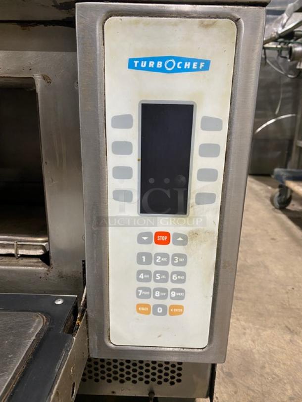 TurboChef Tornado Series Commercial Stainless Steel Electric Powered Countertop Rapid Cook Turbo Oven! With Digital Touch Controls! Model: NGCD6 SN: NGCD6D05620! 208/240V 1 Phase! On Legs! - Image 6 of 10
