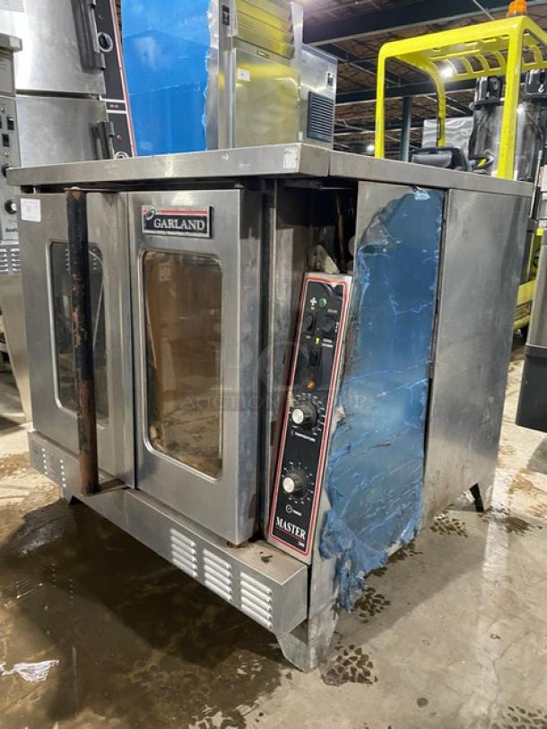 Garland Master 200 Series Commercial Stainless Steel Natural Gas Powered Single Stacked Convection Oven! With Wire Oven Racks! On Legs! - Image 2 of 11