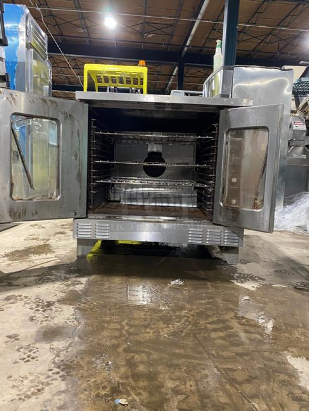 Garland Master 200 Series Commercial Stainless Steel Natural Gas Powered Single Stacked Convection Oven! With Wire Oven Racks! On Legs! - Image 5 of 11