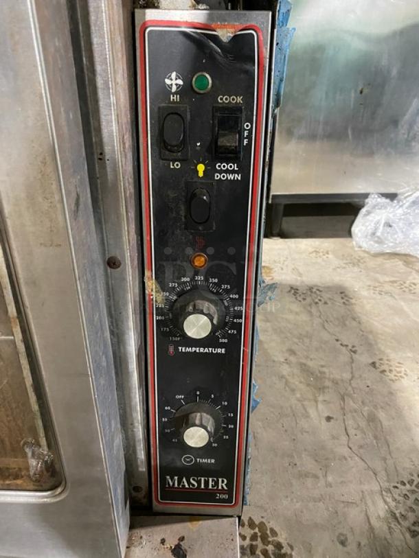 Garland Master 200 Series Commercial Stainless Steel Natural Gas Powered Single Stacked Convection Oven! With Wire Oven Racks! On Legs! - Image 7 of 11
