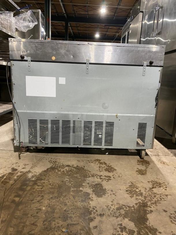 Hoshizaki Commercial Stainless Steel 4 Drawer Worktop Freezer! With Back Splash! Model: CRMF48-WD4 SN: G50031F! 115V 1 Phase! On Casters! - Image 3 of 10