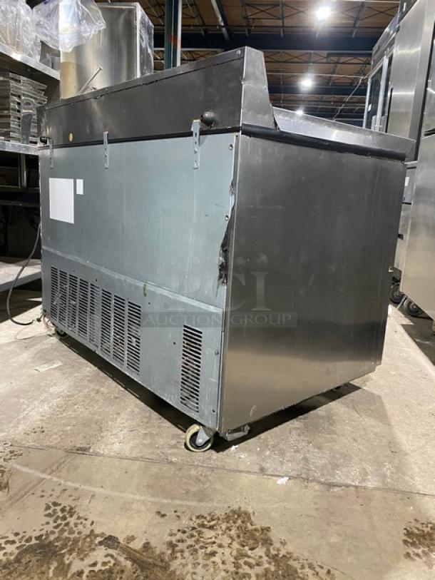 Hoshizaki Commercial Stainless Steel 4 Drawer Worktop Freezer! With Back Splash! Model: CRMF48-WD4 SN: G50031F! 115V 1 Phase! On Casters! - Image 4 of 10