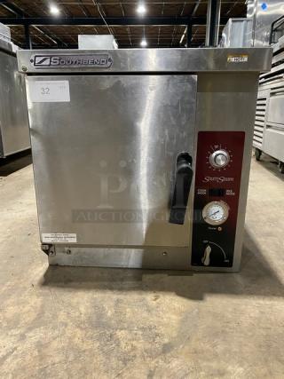 Southbend Strato Steam Series Commercial Stainless Steel Electric Powered Countertop Steamer! With Wire Rack! Model: STRE-5D SN: 11C22568! 208V 3 Phase!
