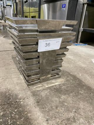 Commercial Stainless Steel Slotted Tabletop Display Tower/Riser!