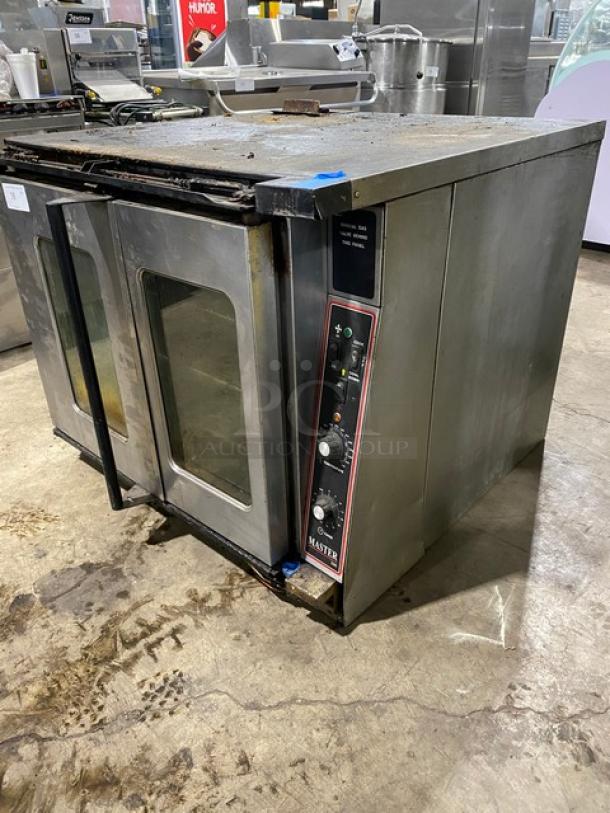 Bakers Pride Master 200 Series Commercial Stainless Steel Natural Gas Powered Single Stack Convection Oven! With Wire Oven Racks! - Image 2 of 10