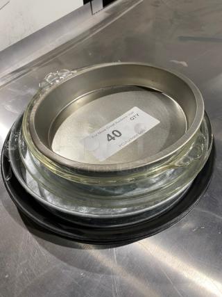 Lot Of Round Miscellaneous Kitchenware! All One Money!