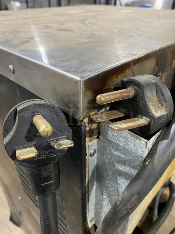 TurboChef Tornado Series Commercial Stainless Steel Electric Powered Double Stacked Rapid Cook Turbo Ovens! With Digital Touch Controls! Model: NGCD6 SN: NGCD6D07489! 208/240V! On Equipment Cart With Casters! 2X Your Bid Makes One Unit! - Image 6 of 8