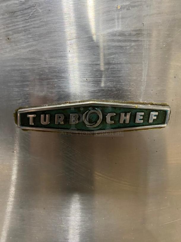 TurboChef Tornado Series Commercial Stainless Steel Electric Powered Double Stacked Rapid Cook Turbo Ovens! With Digital Touch Controls! Model: NGCD6 SN: NGCD6D16476! 208/240V! On Equipment Cart With Casters! 2X Your Bid Makes One Unit! - Image 9 of 11