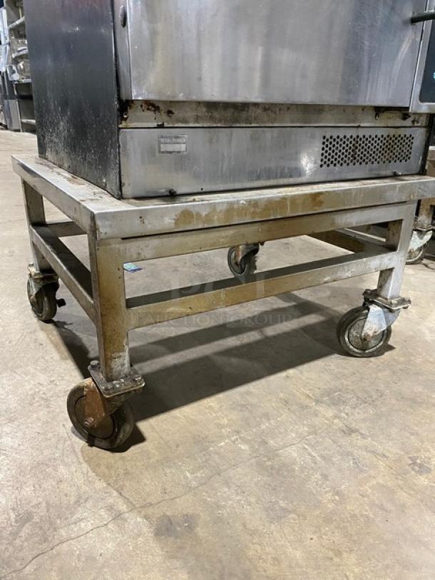 TurboChef Tornado Series Commercial Stainless Steel Electric Powered Double Stacked Rapid Cook Turbo Ovens! With Digital Touch Controls! Model: NGCD6 SN: NGCD6D16476! 208/240V! On Equipment Cart With Casters! 2X Your Bid Makes One Unit! - Image 10 of 11