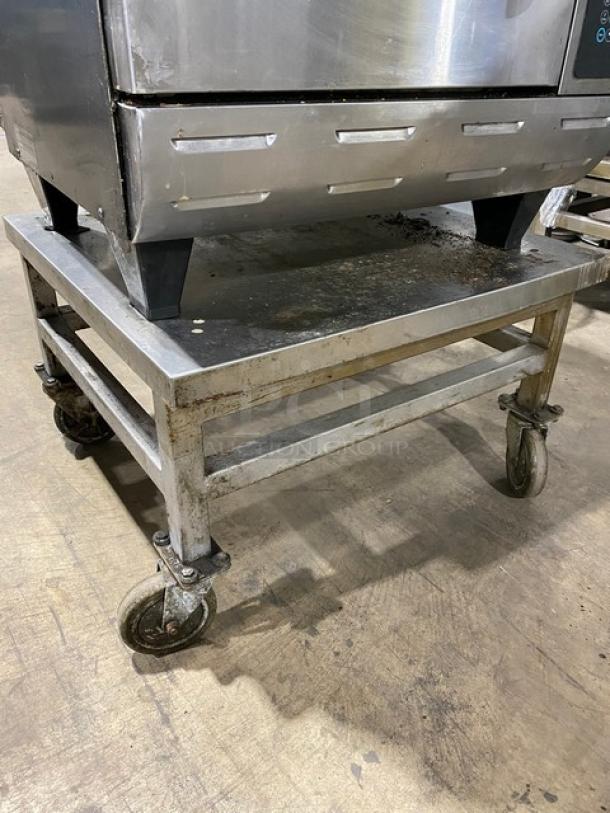 TurboChef Tornado Series Commercial Stainless Steel Electric Powered Double Stacked Rapid Cook Turbo Ovens! With Digital Touch Controls! Model: NGCD6 SN: NGCD6D14828! 208/240V! On Equipment Cart With Casters! 2X Your Bid Makes One Unit! - Image 10 of 11