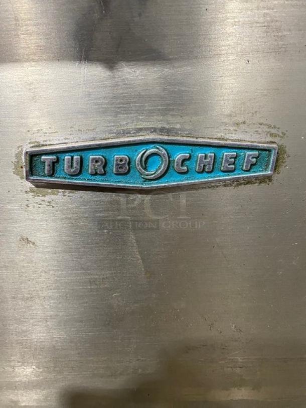 TurboChef Tornado Series Commercial Stainless Steel Electric Powered Double Stacked Rapid Cook Turbo Ovens! With Digital Touch Controls! Model: NGCD6 SN: NGCD6D14858! 208/240V! On Equipment Cart With Casters! 2X Your Bid Makes One Unit! - Image 9 of 11