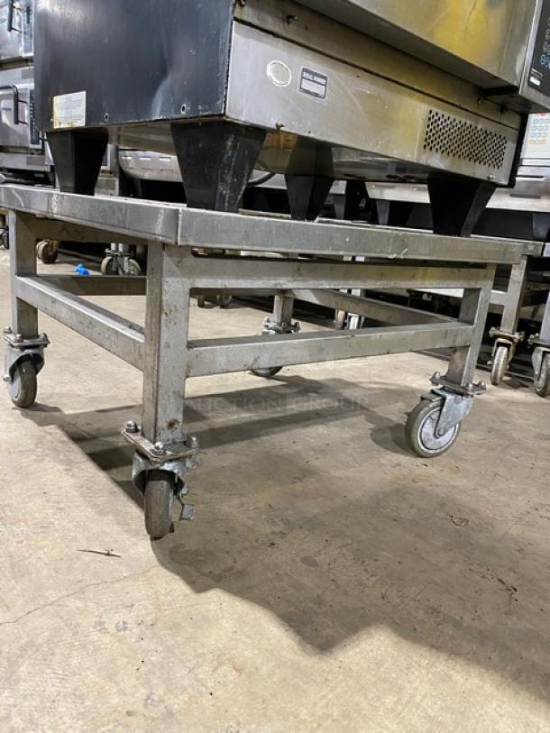 TurboChef Tornado Series Commercial Stainless Steel Electric Powered Double Stacked Rapid Cook Turbo Ovens! With Digital Touch Controls! Model: NGCD6 SN: NGCD6D17155! 208/240V! On Equipment Cart With Casters! 2X Your Bid Makes One Unit! - Image 10 of 11