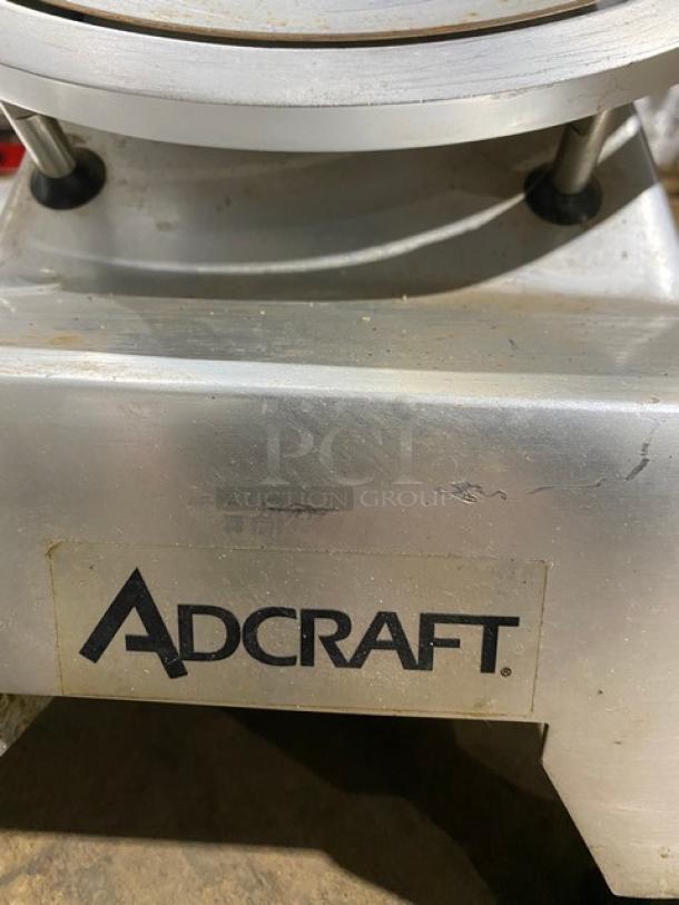 Adcraft Commercial Stainless Steel Electric Powered Countertop Meat Deli Slicer! On Legs! - Image 7 of 7